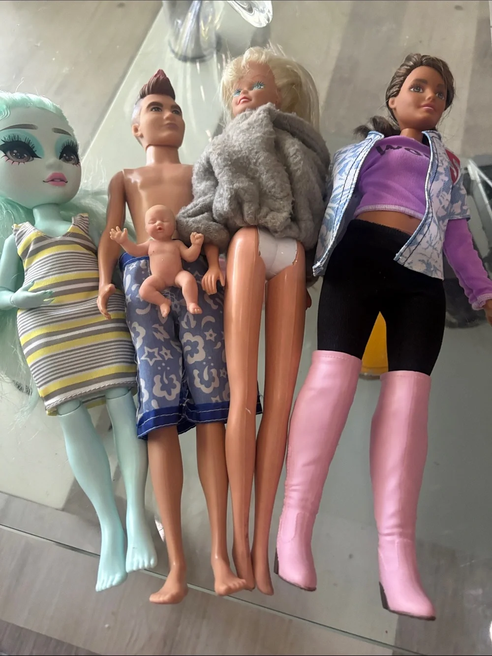 Vintage Surfer Ken Barbie Doll lot mix